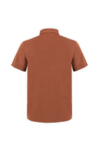 THEODORE The Marbella Rust Blend Spread-Collar Polo, view 3 of 5