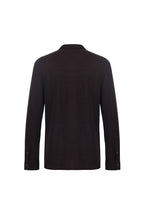 THEODORE The Sperlonga Brown Piqué Blend Stand-Collar Polo, view 3 of 7