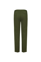 THEODORE Olive Cotton Trousers, view 2 of 2