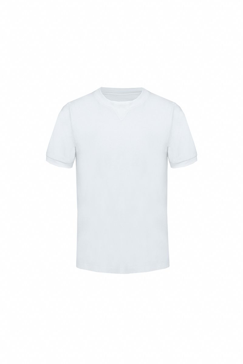 THEODORE White Cotton T-Shirt, view 1 of 2