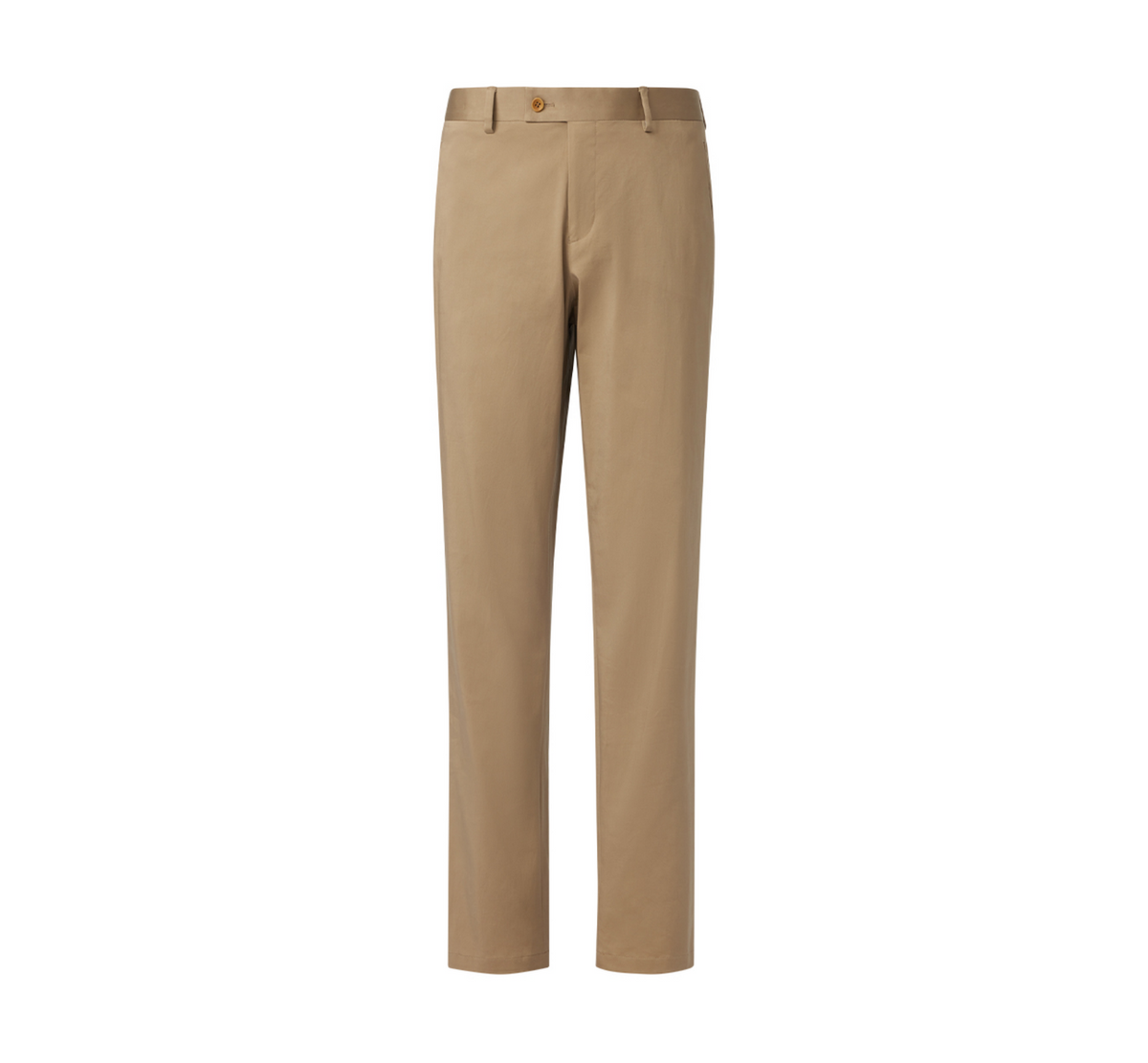 THEODORE Khaki Cotton Trousers, view 2 of 3