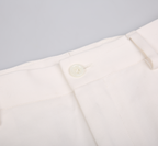 THEODORE White Cotton Trousers, view 4 of 6