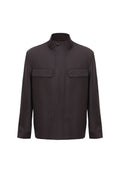 THEODORE Coffee Wool Casual Jacket, view 1 of 2