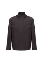 THEODORE Coffee Wool Casual Jacket, view 1 of 2