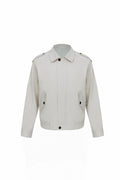 THEODORE Ivory Cotton Casual Jacket, view 1 of 4