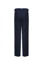 THEODORE The Via Veneto Navy Wool Square-Tab Trousers, view 3 of 8