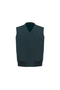 THEODORE Grey Cotton Gilet, view 1 of 4