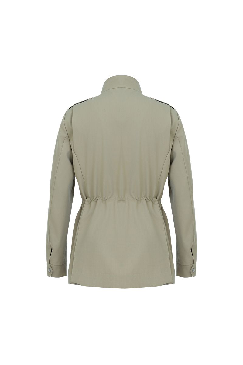 THEODORE Olive Wool Jacket, view 2 of 8