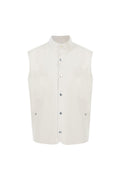 THEODORE Ivory Wool Gilet, view 1 of 7