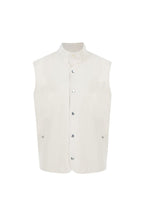 THEODORE Ivory Wool Gilet, view 1 of 7