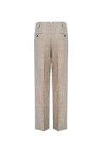 THEODORE Beige Heavyweight Wool Trousers, view 3 of 8