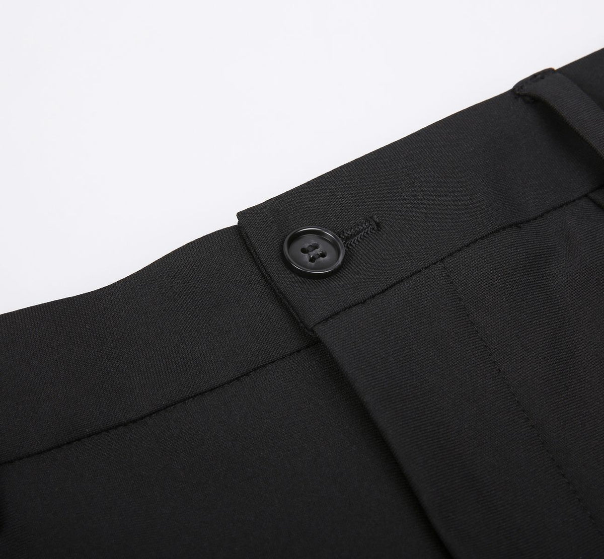THEODORE Black Polyester Trousers, view 4 of 6