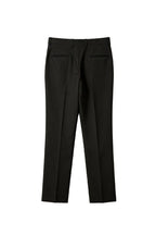 THEODORE Black Turn-Up Trousers, view 3 of 8
