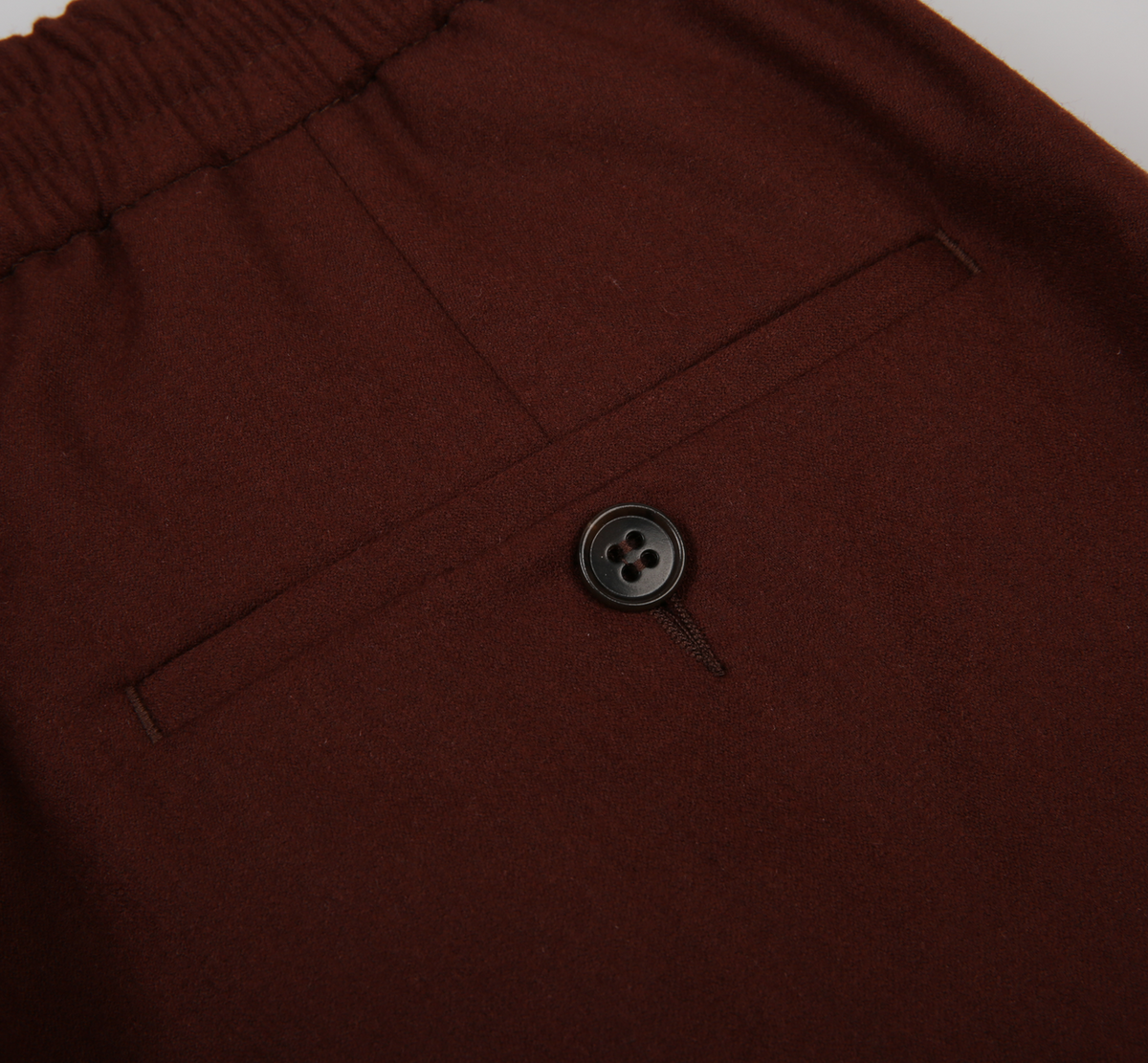THEODORE Burgundy Wool Trousers, view 4 of 5