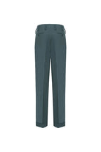 THEODORE Sage Turn-Up Wool Trousers, view 3 of 8