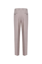 THEODORE The Fiesole Grey Wool Double-Pleat Flannel Trousers, view 3 of 9