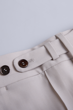 THEODORE Khaki Wool Trousers, view 3 of 6