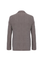 THEODORE Brown Striped Wool Jacket, view 2 of 3