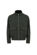 THEODORE Green Striped Wool Casual Jacket, view 1 of 2
