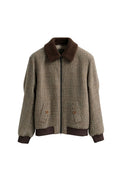THEODORE Coffee Check Wool Casual Jacket, view 1 of 6