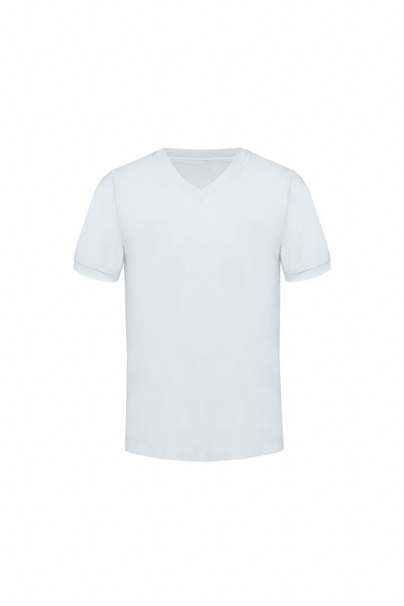 THEODORE White Cotton T-Shirt, view 1 of 2