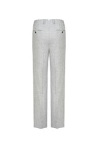 THEODORE Light Grey Single-Pleat Trousers, view 3 of 8