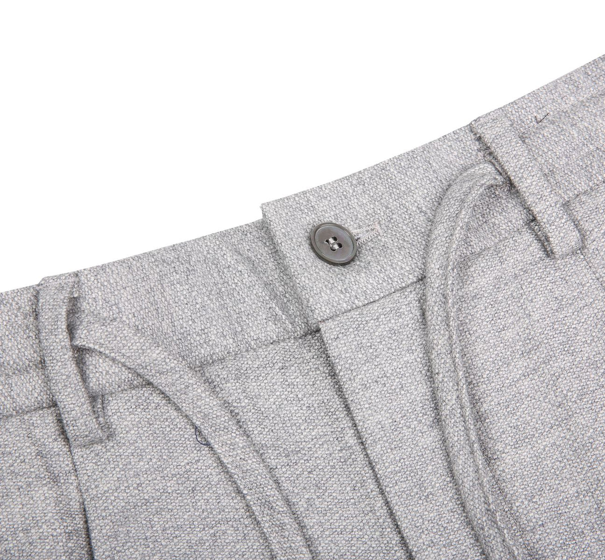 THEODORE Grey Wool Trousers, view 4 of 6
