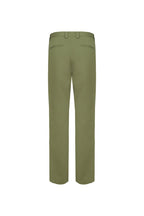 THEODORE Green Cotton Trousers, view 2 of 2