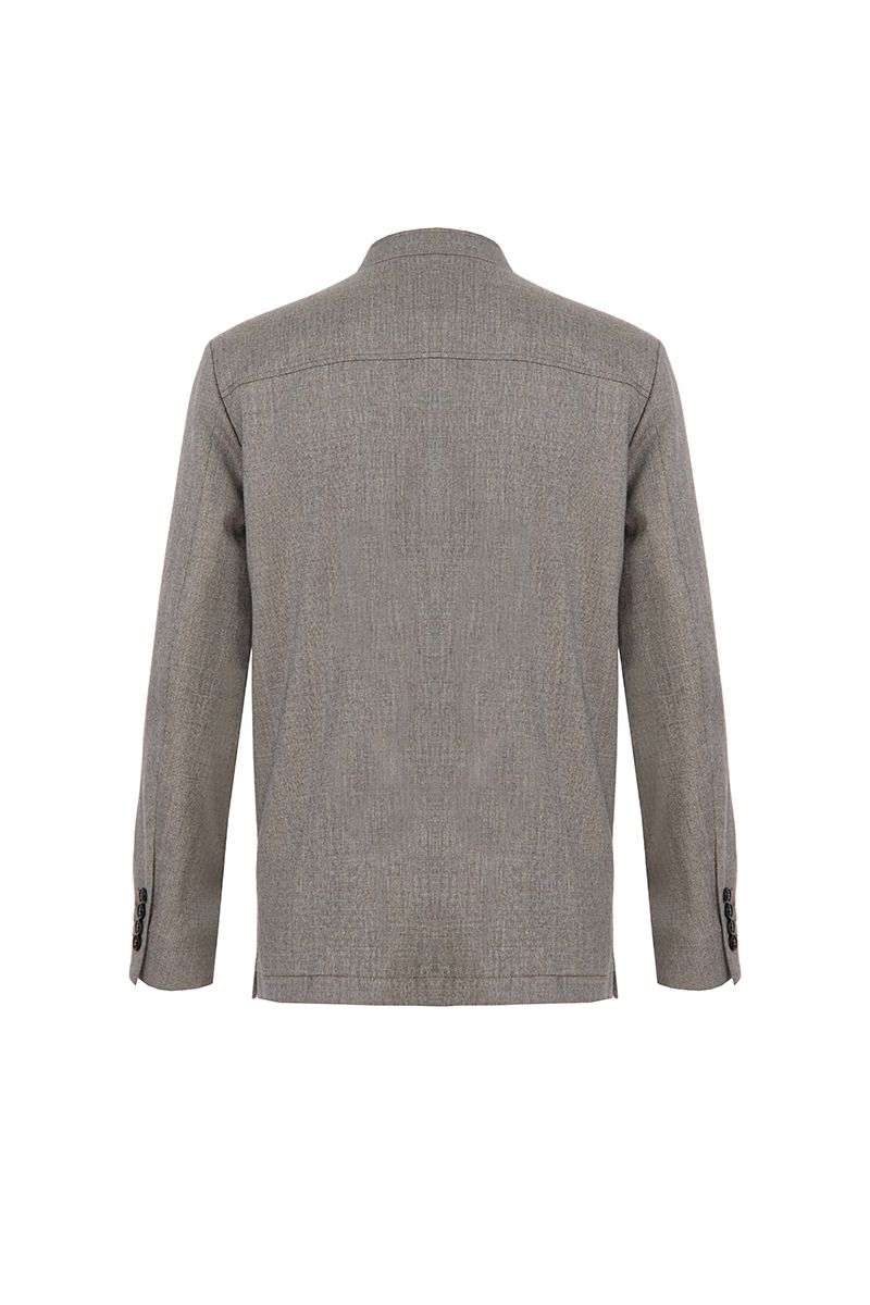 THEODORE Coffee Wool Casual Jacket, view 2 of 3