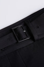 THEODORE Black Wool Trousers, view 4 of 7