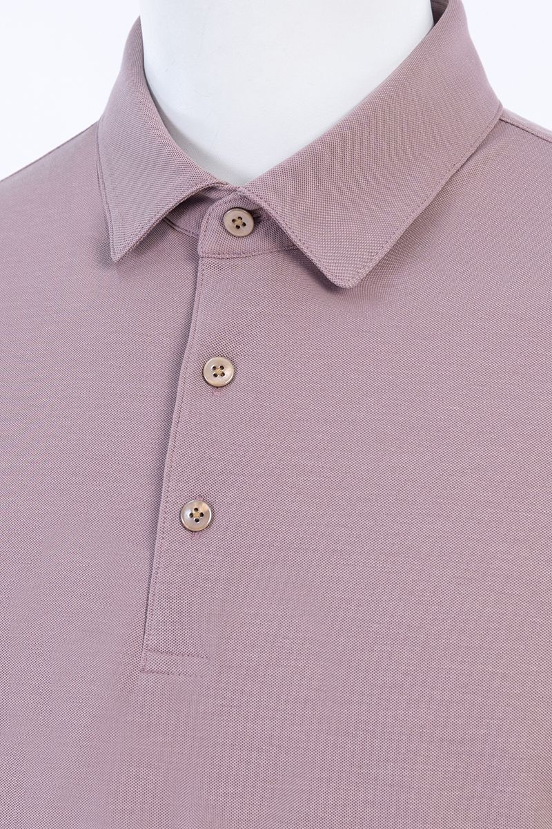 THEODORE The Tarifa Pink Blend Polo, view 4 of 5