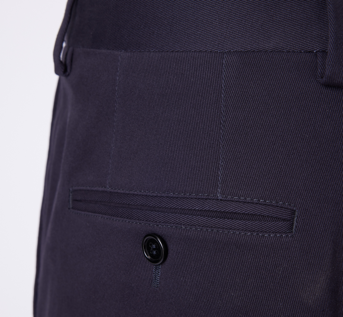THEODORE Navy Cotton Trousers, view 5 of 5