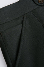 THEODORE Green Wool Trousers, view 4 of 6