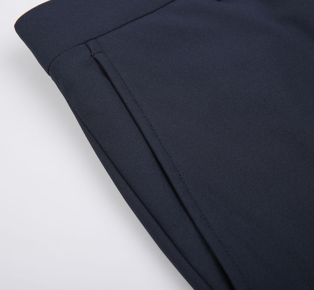 THEODORE Navy Polyester Trousers, view 5 of 6