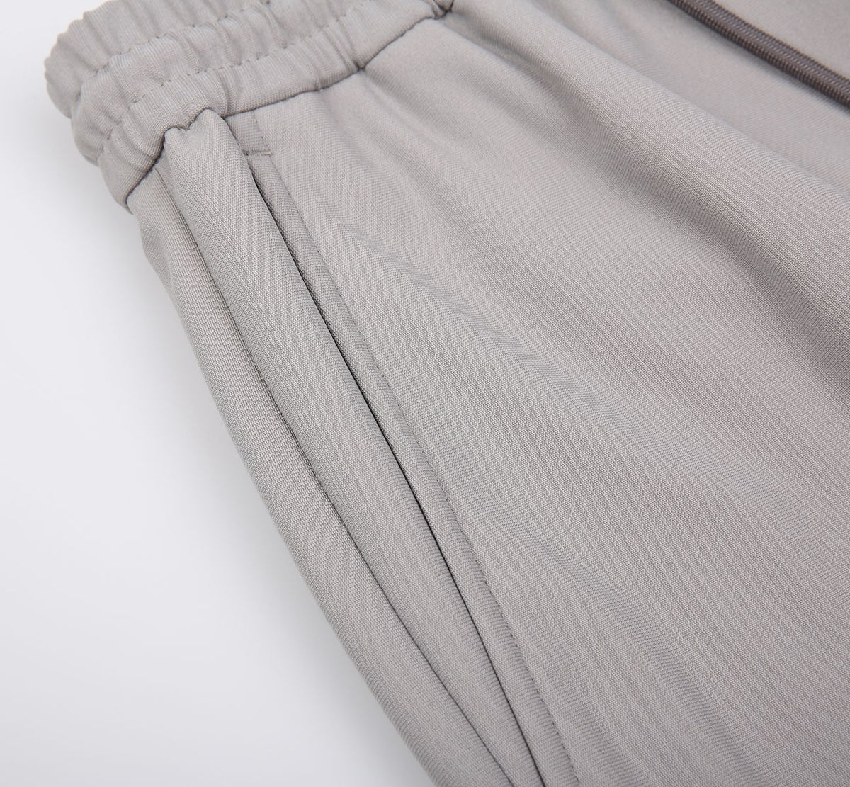 THEODORE Grey Polyester Trousers, view 5 of 6
