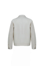 THEODORE Ivory Cotton Casual Jacket, view 2 of 4
