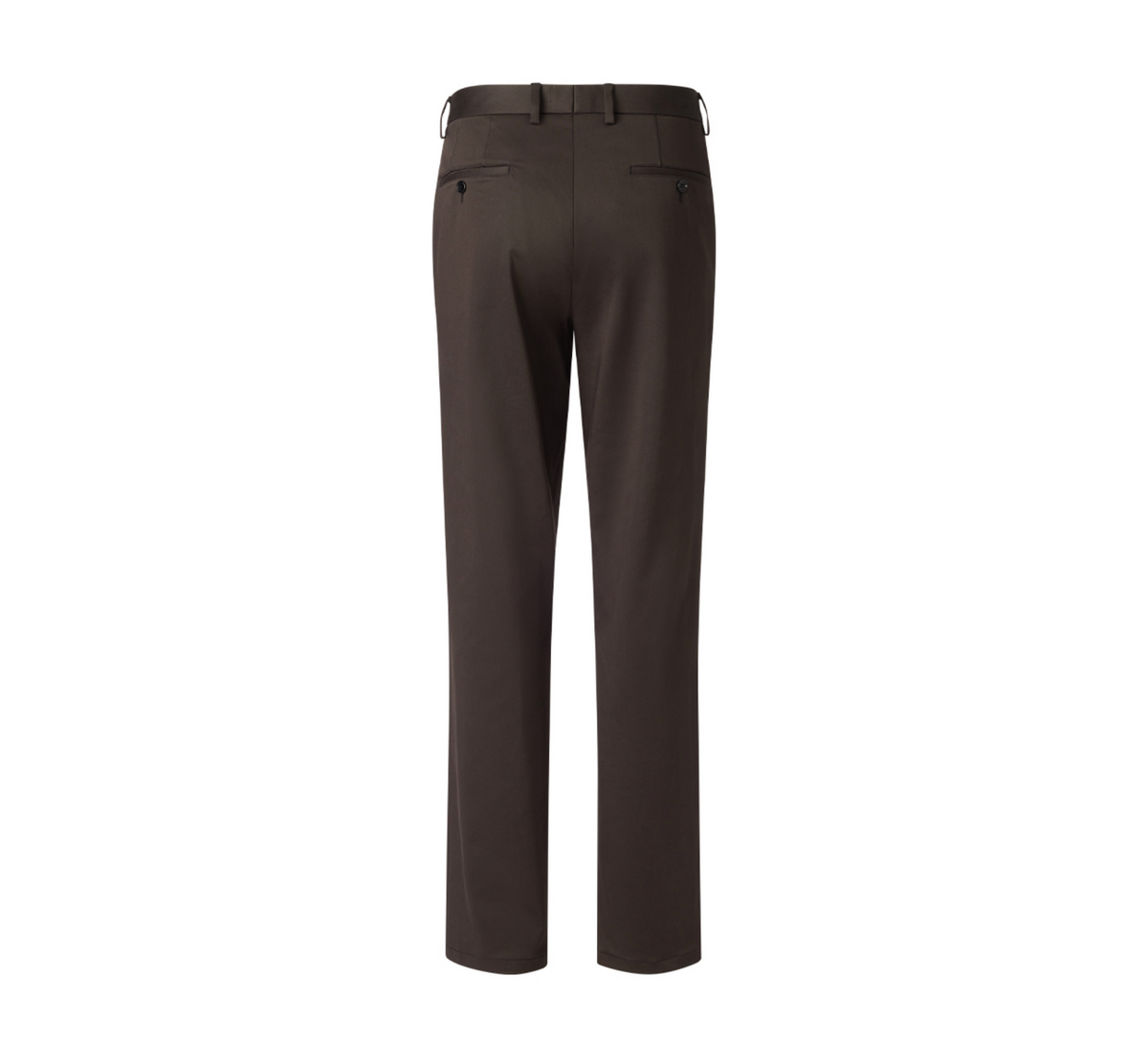 THEODORE Coffee Polyester Trousers, view 3 of 3