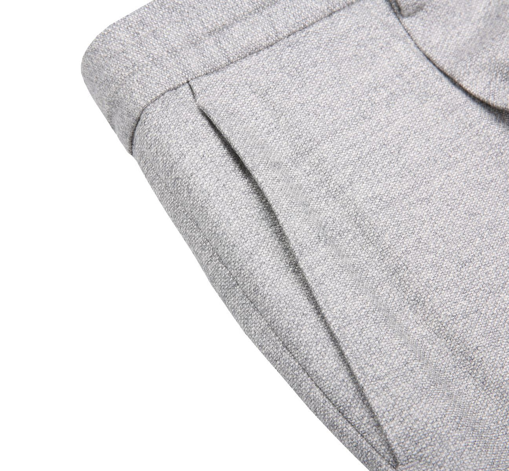 THEODORE Grey Wool Trousers, view 5 of 6