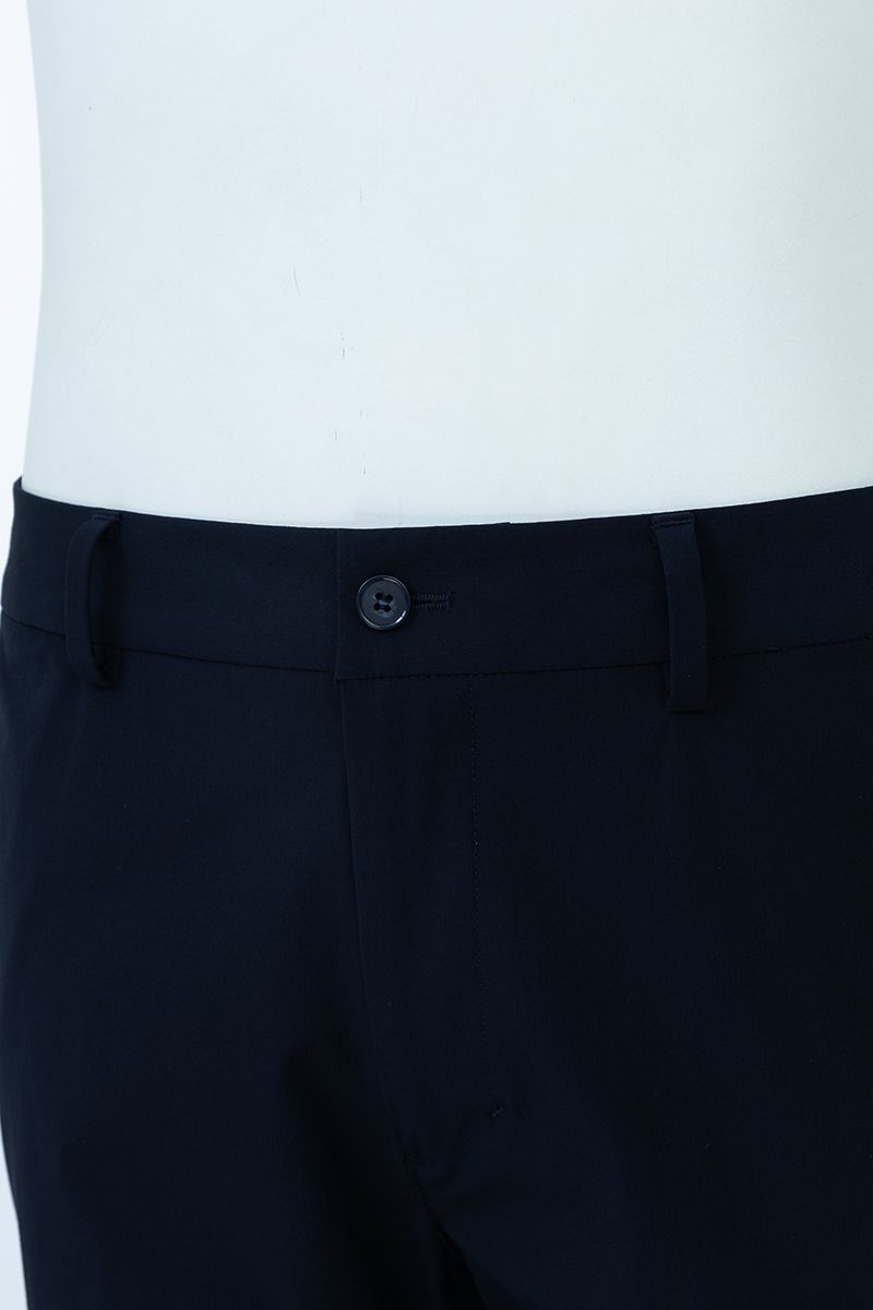 THEODORE Navy Nylon Trousers, view 4 of 7