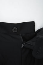 THEODORE Black Watch-Pocket Wool Trousers, view 4 of 8