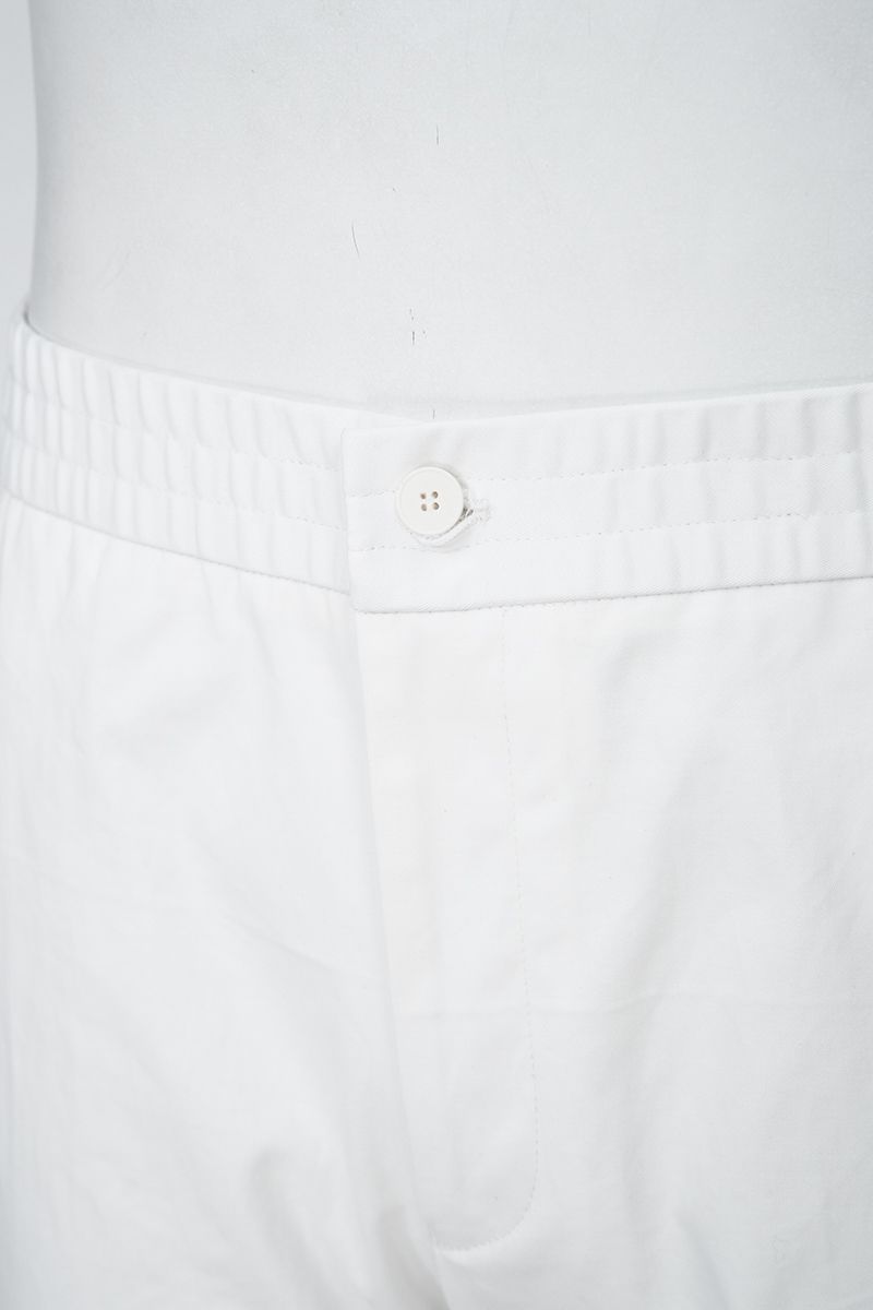 THEODORE Ivory Cargo Cotton Trousers, view 4 of 9
