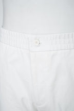 THEODORE Ivory Cargo Cotton Trousers, view 4 of 9