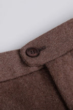 THEODORE Brown Wool Trousers, view 4 of 7