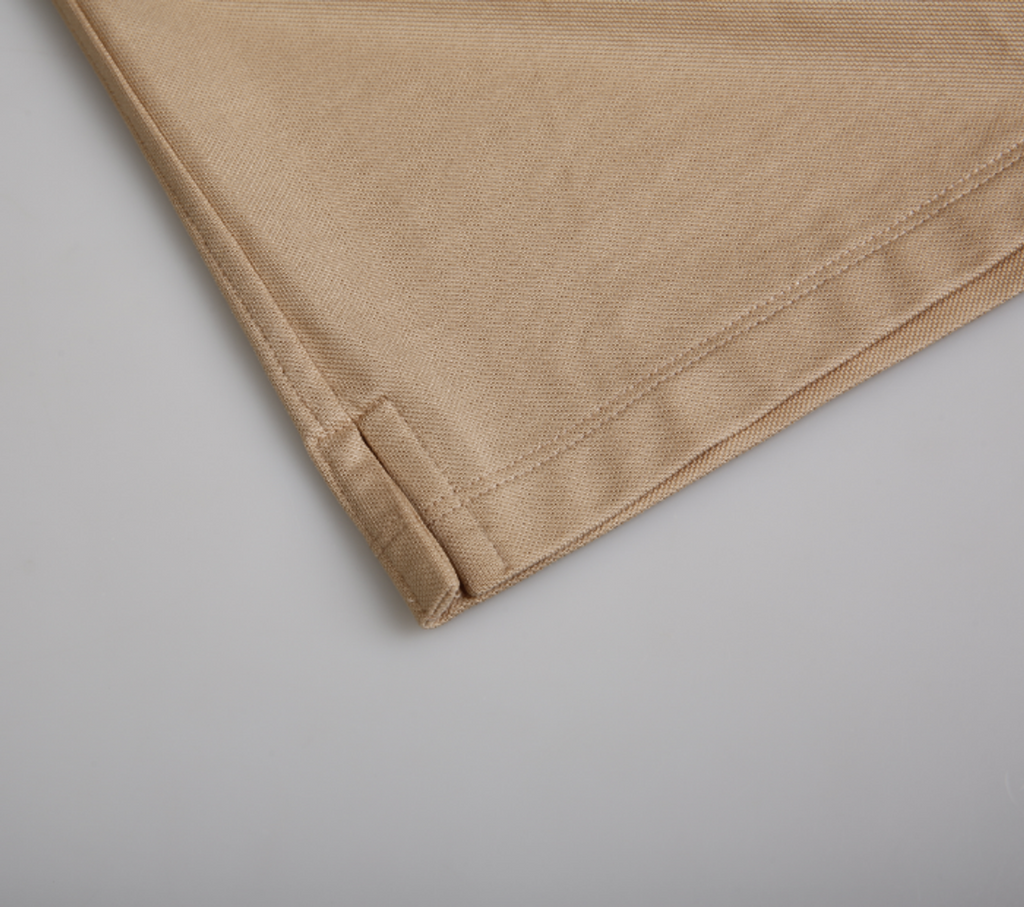 THEODORE The Arcachon Khaki One-Button Polo, view 4 of 4