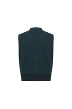 THEODORE Grey Cotton Gilet, view 2 of 4