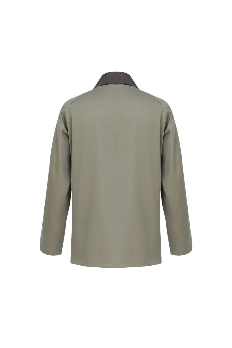 THEODORE Khaki Cotton Casual Jacket, view 2 of 5