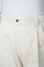 THEODORE Ivory Corduroy Trousers, view 4 of 8