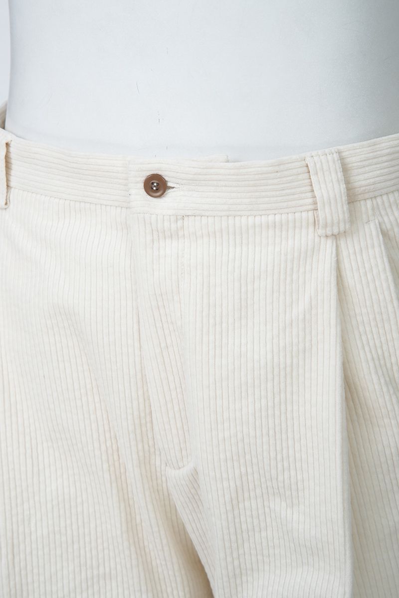 THEODORE Ivory Corduroy Trousers, view 4 of 8