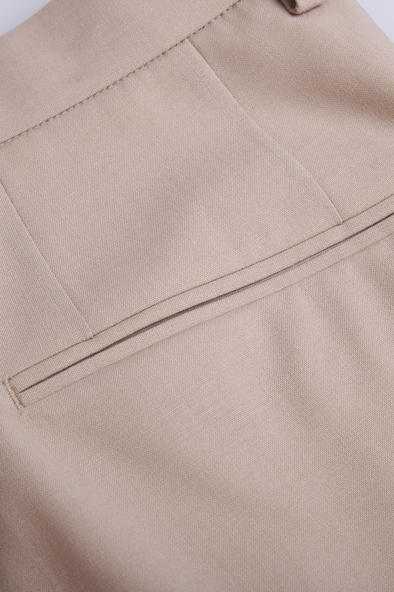 THEODORE Khaki Wool Trousers, view 4 of 5