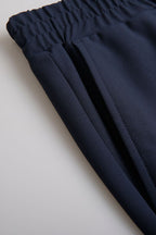 THEODORE Navy Polyester Trousers, view 4 of 7